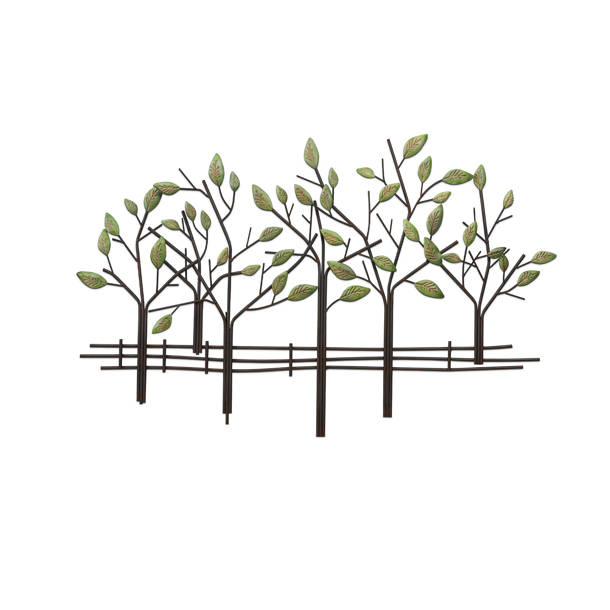 August Grove® Handmade Farmhouse Landscape & Nature Wall Decor on Metal